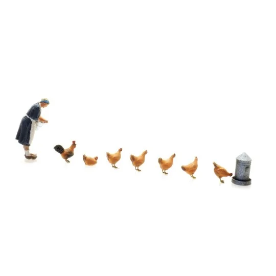 Artitec 387.514 Fermière avec poules Artitec Arti_387.514 - 3 Arti_387.514-Artitec 387.514 Fermière avec poules