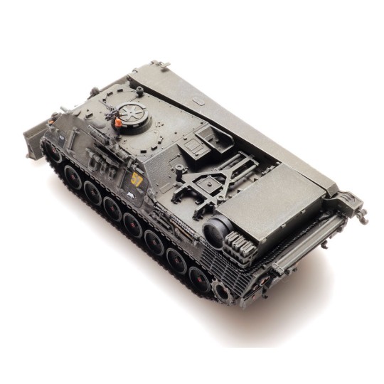 Arti_6870426-Artitec 6870426 Char Leopard 1 ARV, Defensie van België, transport ferroviaire