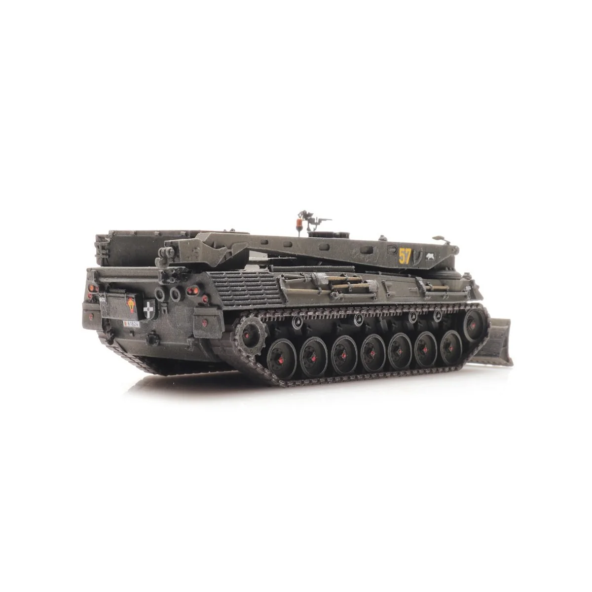 Artitec 6870426 Char Leopard 1 ARV, Defensie van België, rail trans...