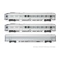 HJ4178-Jouef HJ4178 Set de 3 voitures voyageurs "Train Expo", SNCF, coffret 1/2
