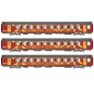 Lsm_40313-LS Models 40313 Set of 3 VTU vehicles from the Languedoc Roussillon region, Carmillon red livery - Lsm_40313