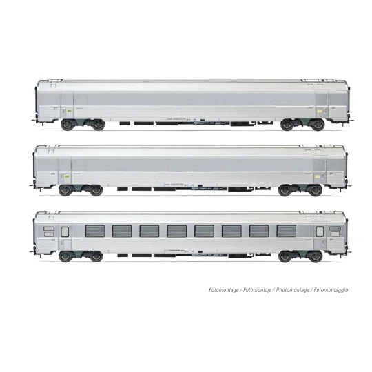 HJ4179-Jouef HJ4179 Set de 3 voitures voyageurs "Train Expo", SNCF, coffret 2/2