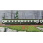 HJ4181-Jouef HJ4181 Set of 2 DEV AO passenger cars, 2nd class U59 B9 (ex A9), SNCF, green/grey, framed logo