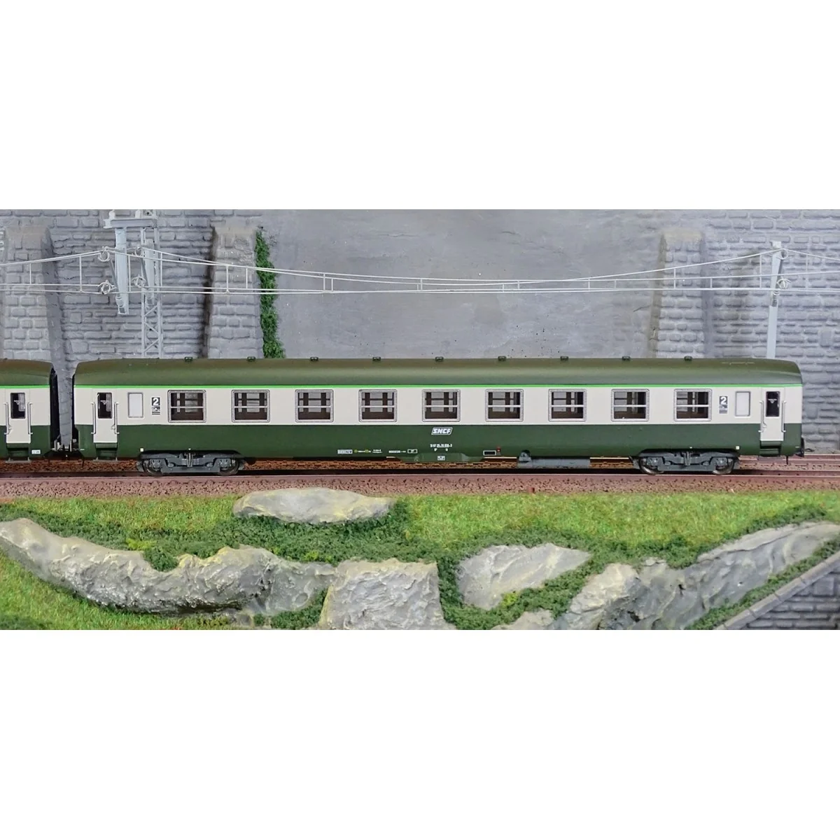 Jouef HJ4181 Set of 2 DEV AO passenger cars, 2nd class U59 B9 (ex A...