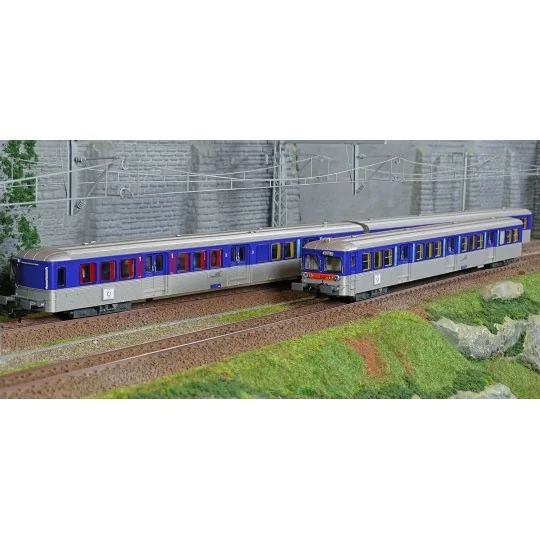 HJ4184-Jouef HJ4184 Set of 3 RIO 80 Central Passenger Cars, SNCF