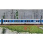 HJ4185-Jouef HJ4185 Set of 4 RIO 77 passenger cars, "Stelyrail blue", SNCF