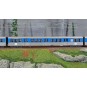 HJ4185-Jouef HJ4185 Set of 4 RIO 77 passenger cars, "Stelyrail blue", SNCF