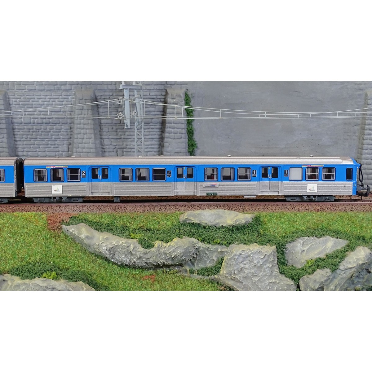 Jouef HJ4185 Set de 4 voitures voyageurs RIO 77, "Stelyrail bleu", SNCF Jouef HJ4185 - 5