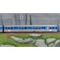 HJ4185-Jouef HJ4185 Set de 4 voitures voyageurs RIO 77, "Stelyrail bleu", SNCF