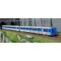 HJ4185-Jouef HJ4185 Set de 4 voitures voyageurs RIO 77, "Stelyrail bleu", SNCF
