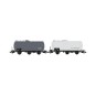 HJ6248-Jouef HJ6248 Set of 2 three-axle tank wagons, Europ Rail SGMF / Bruyere et Eberlet, SNCF