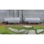 Jouef HJ6248 Set of 2 three-axle tank wagons, Europ Rail SGMF / Bru... HJ6248-Jouef HJ6248 Set of 2 three-axle tank wagons, Europ Rail SGMF / Bruyere et Eberlet, SNCF