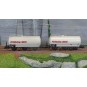HJ6249-Jouef HJ6249 Set of 2 three-axle tank wagons, Petroles de L'Ouest, SNCF