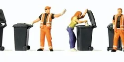 Preiser 10651 Figures, Garbage Collectors at Work - Preiser - Preis...