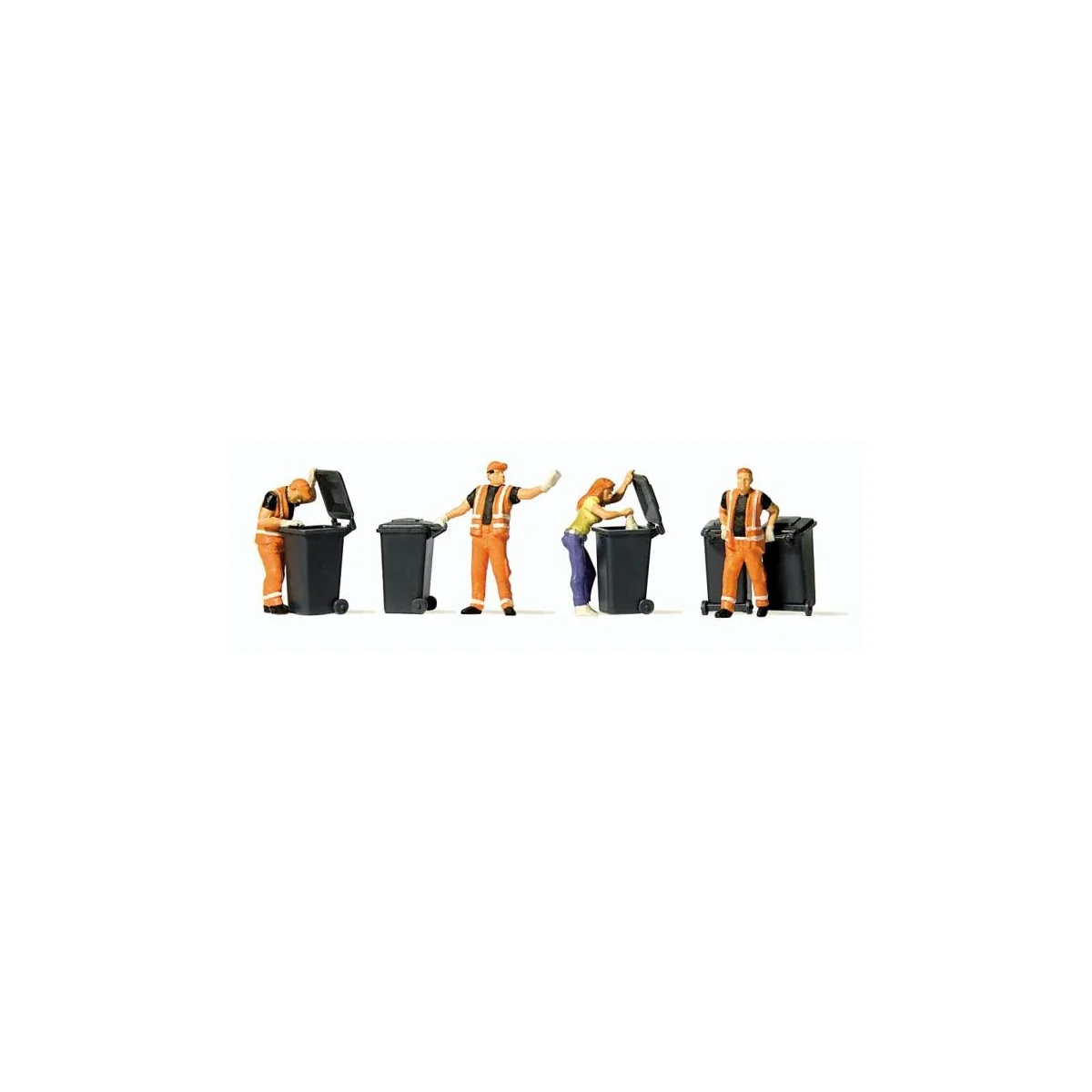 Preiser 10651 Figures, Garbage Collectors at Work - Preiser - Preis... Preiser 10651 Figures, Garbage Collectors at Work - Preiser - Preis...