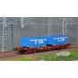 Jouef HJ6259 S70 bogie container wagon, SNCF, loaded with 2 x 20' "... HJ6259-Jouef HJ6259 S70 bogie container wagon, SNCF, loaded with 2 x 20' " TTS " reel containers