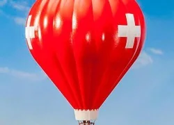 Faller 131004 Model Kit, Red Hot Air Balloon with Swiss Flag Cross ...