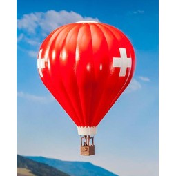 Faller 131004 Maquette, Montgolfiere rouge avec croix du drapeau suisse Faller Faller_131004 - 1