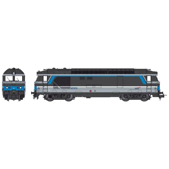 Ree Modeles MB154 Locomotive diesel BB 67373, Livrée Isabelle, moderne, SNCF, dépôt Rennes Ree Modeles MB-154 - 4 MB-154-Ree Modeles MB154 Locomotive diesel BB 67373, Livrée Isabelle, moderne, SNCF, dépôt Rennes