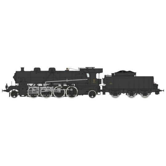MB-156-Ree Modeles MB156 Steam Locomotive 2-141 A 13, SNCF, CREIL, Black