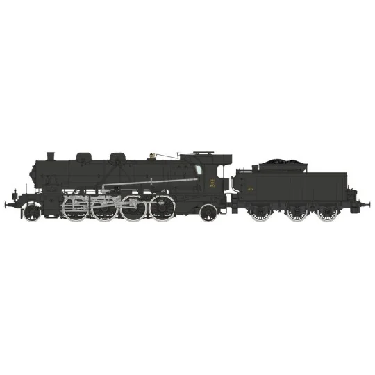 Ree Modeles MB156 Locomotive à vapeur 2-141 A 13, SNCF, CREIL, Noire Ree Modeles MB-156 - 5 MB-156-Ree Modeles MB156 Locomotive à vapeur 2-141 A 13, SNCF, CREIL, Noire
