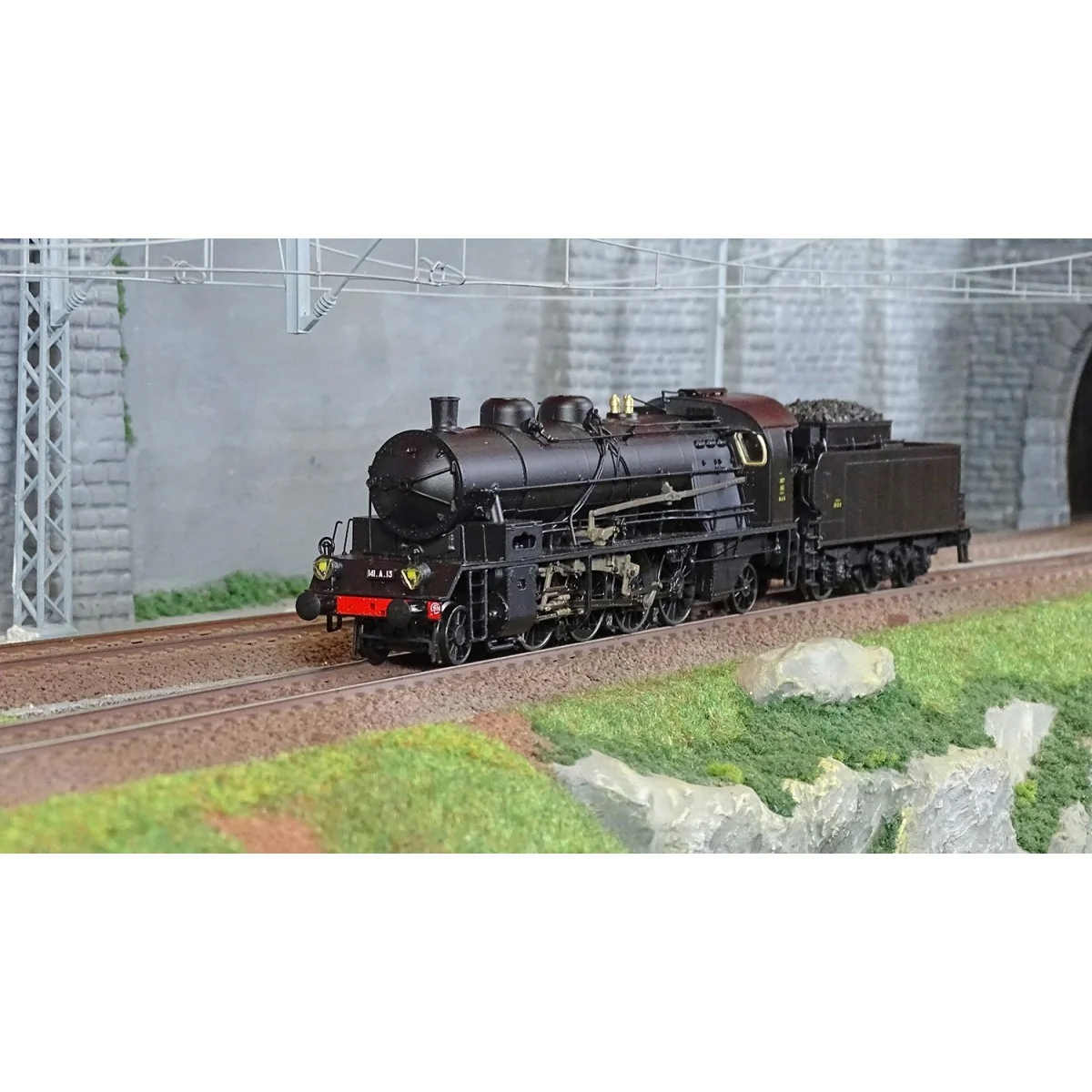 Ree Modeles MB156 Locomotive à vapeur 2-141 A 13, SNCF, CREIL, Noire Ree Modeles MB-156 - 1 Ree Modeles MB156 Locomotive à vapeur 2-141 A 13, SNCF, CREIL, Noire Ree Modeles MB-156 - 1