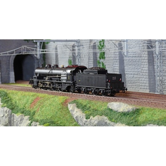 MB-156-Ree Modeles MB156 Steam Locomotive 2-141 A 13, SNCF, CREIL, Black