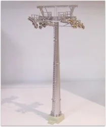 Jaegerndorfer 50300 Ski Lift, set of two 12cm pylons - Jaegerndorfe...