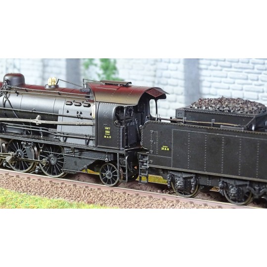 MB-156-Ree Modeles MB156 Locomotive à vapeur 2-141 A 13, SNCF, CREIL, Noire