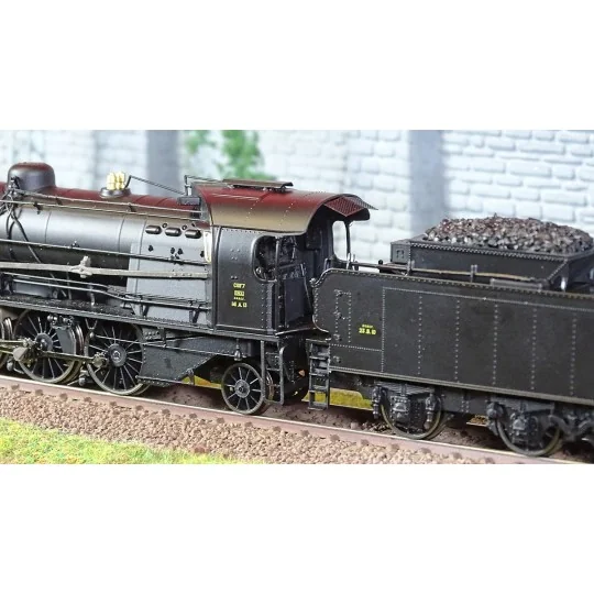 Ree Modeles MB156 Locomotive à vapeur 2-141 A 13, SNCF, CREIL, Noire Ree Modeles MB-156 - 4 MB-156-Ree Modeles MB156 Locomotive à vapeur 2-141 A 13, SNCF, CREIL, Noire