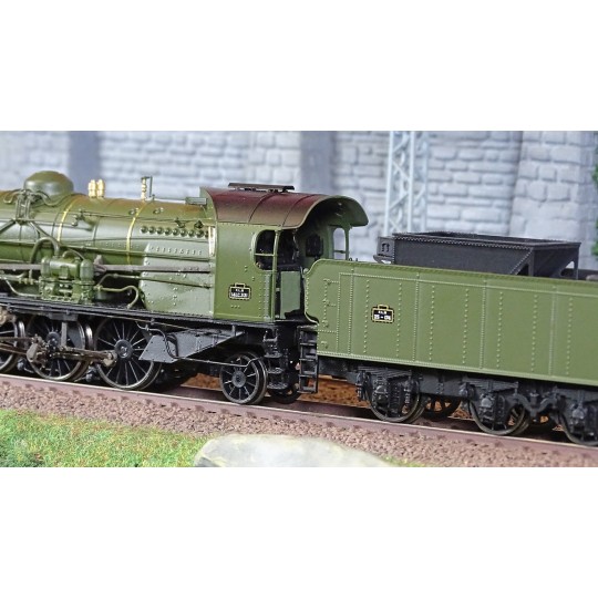 MB-157-Ree Modeles MB157 Locomotive à vapeur 141 C 331, PLM, Vert PLM