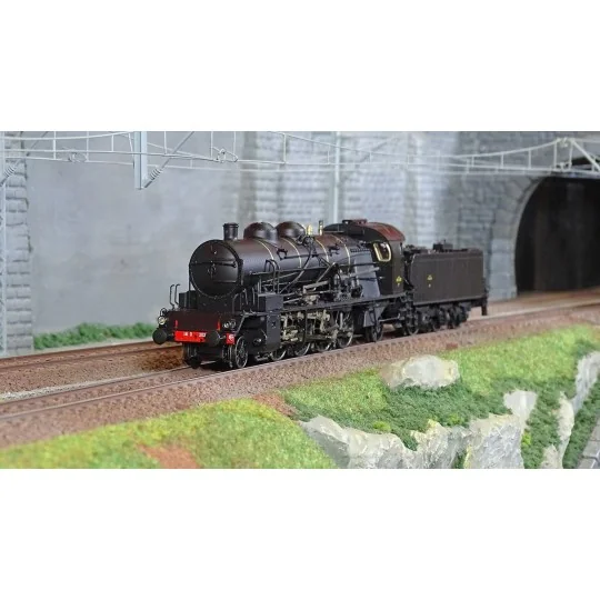Ree Modeles MB159 Locomotive à vapeur 5-141 D 202, SNCF, Noire, Veynes Ree Modeles MB-159 - 1 MB-159-Ree Modeles MB159 Locomotive à vapeur 5-141 D 202, SNCF, Noire, Veynes