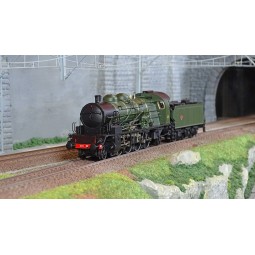 Ree Modeles MB160 Steam Locomotive 5-141 D 318, SNCF, Black and Gre...