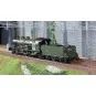 MB-160-Ree Modeles MB160 Locomotive à vapeur 5-141 D 318, SNCF, Noire et verte, Badan