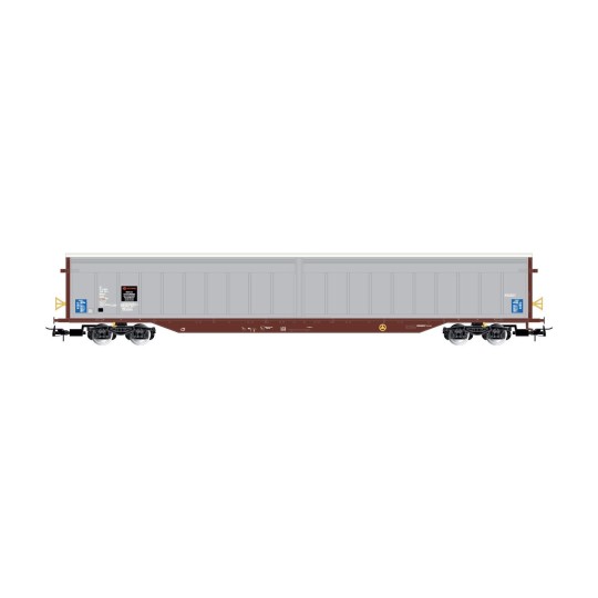HJ6272-Jouef HJ6272 Covered wagon with sliding walls and Habbiss-type bogies, F-ERSA Ermewa