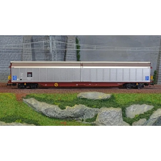Jouef HJ6272 Covered wagon with sliding walls and Habbiss-type bogi... HJ6272-Jouef HJ6272 Covered wagon with sliding walls and Habbiss-type bogies, F-ERSA Ermewa