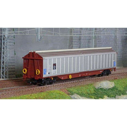 HJ6272-Jouef HJ6272 Covered wagon with sliding walls and Habbiss-type bogies, F-ERSA Ermewa