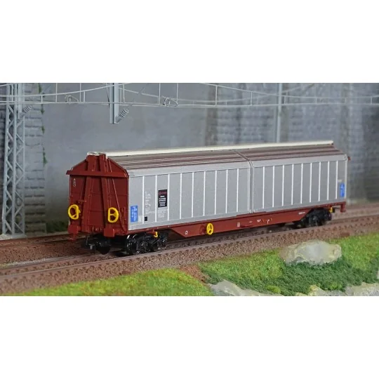 Jouef HJ6272 Covered wagon with sliding walls and Habbiss-type bogi... HJ6272-Jouef HJ6272 Covered wagon with sliding walls and Habbiss-type bogies, F-ERSA Ermewa