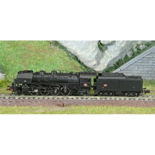 HN2544S-Arnold HN2544S Locomotive vapeur 141 R 463, SNCF, roues rayons, livrée noire, sonore
