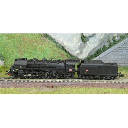 HN2544S-Arnold HN2544S 141 R 463 steam locomotive, SNCF, spoked wheels, black livery, sound