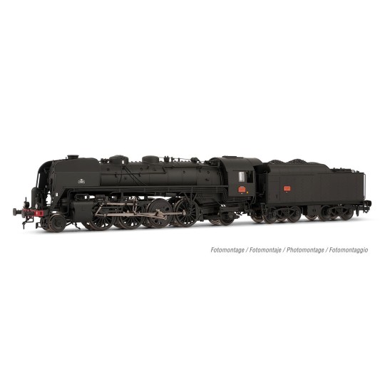 HN2544-Arnold HN2544 141 R 463 steam locomotive, SNCF, spoked wheels, black livery