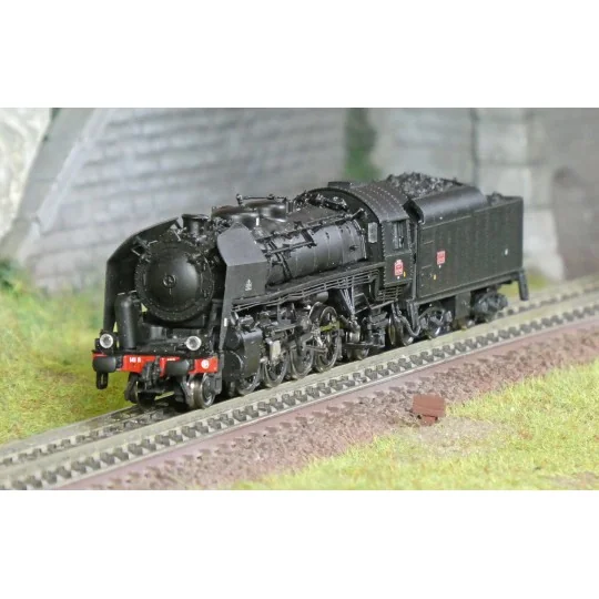 HN2544-Arnold HN2544 Locomotive vapeur 141 R 463, SNCF, roues rayons, livrée noire