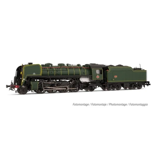 HN2545S-Arnold HN2545S Locomotive vapeur 141 R 460, SNCF, roues rayons et Boxpok, livrée verte, sonore