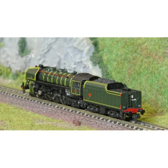HN2545S-Arnold HN2545S Locomotive vapeur 141 R 460, SNCF, roues rayons et Boxpok, livrée verte, sonore