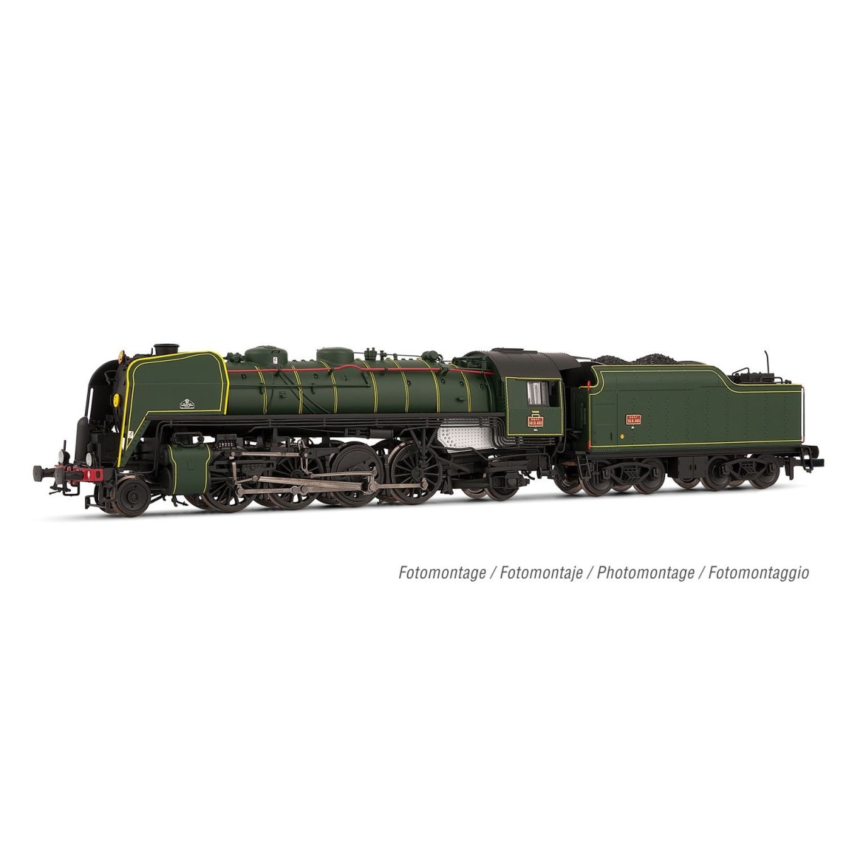 Arnold HN2545 Locomotive vapeur 141 R 460, SNCF, roues rayons et Boxpok, livrée verte Arnold HN2545 - 4