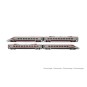 HN2577-Arnold HN2577 TGV railcar 4 elements ETR 610, FS, Frecciargento, ECE Milano – Frankfurt, scale N