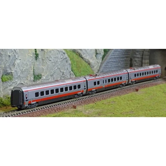 HN3511-Arnold HN3511 Set of 3 complementary for TGV ETR 610, FS, Frecciargento, ECE Milano – Frankfurt, scale N