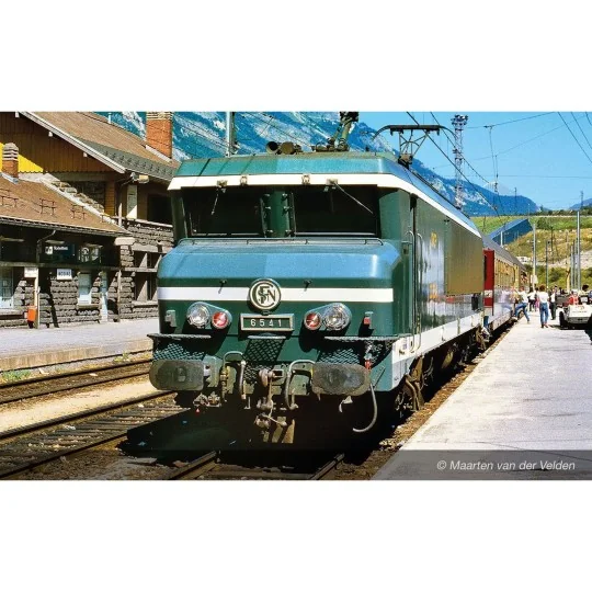 HN2587-Arnold HN2587 Locomotive électrique CC 6541 Maurienne, SNCF, livrée Verte, échelle N