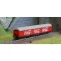 HN4428-Arnold HN4428 Postal van with bogies, ex Post-mr-a, SVG, Coca-Cola, N scale