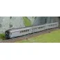 HN4444-Arnold HN4444 Set de 3 voitures TEE, Paris - Ruhr, A4Dtux / Vru / A3rtu, SNCF, échelle N